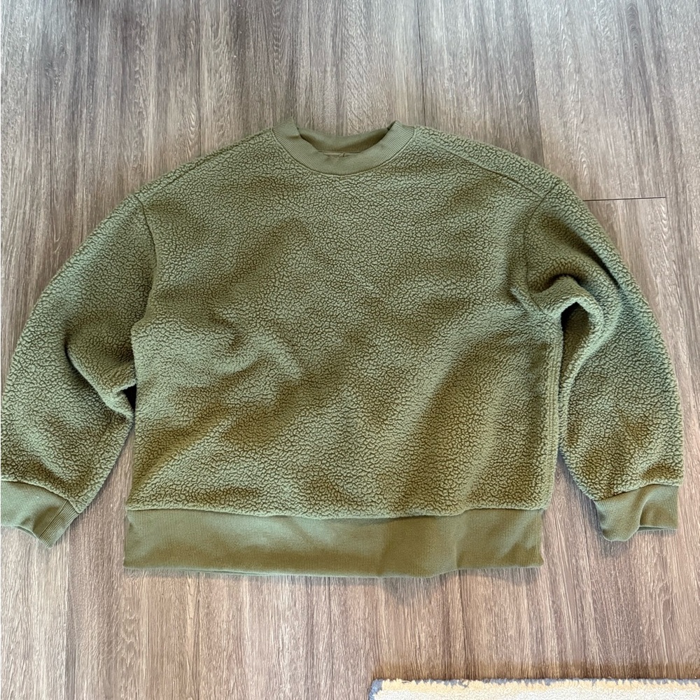 Everlane THE RENEW FLEECE OVERSIZED CREW - Picture 2 of 8